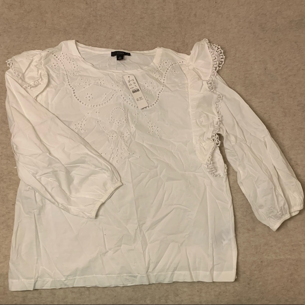 🕊NWT J.CREW BRODERIE ANGLAISE TOP🕊